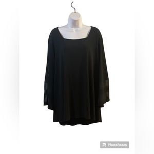 Women’s Black Blouse Size 22/24 New with Tags